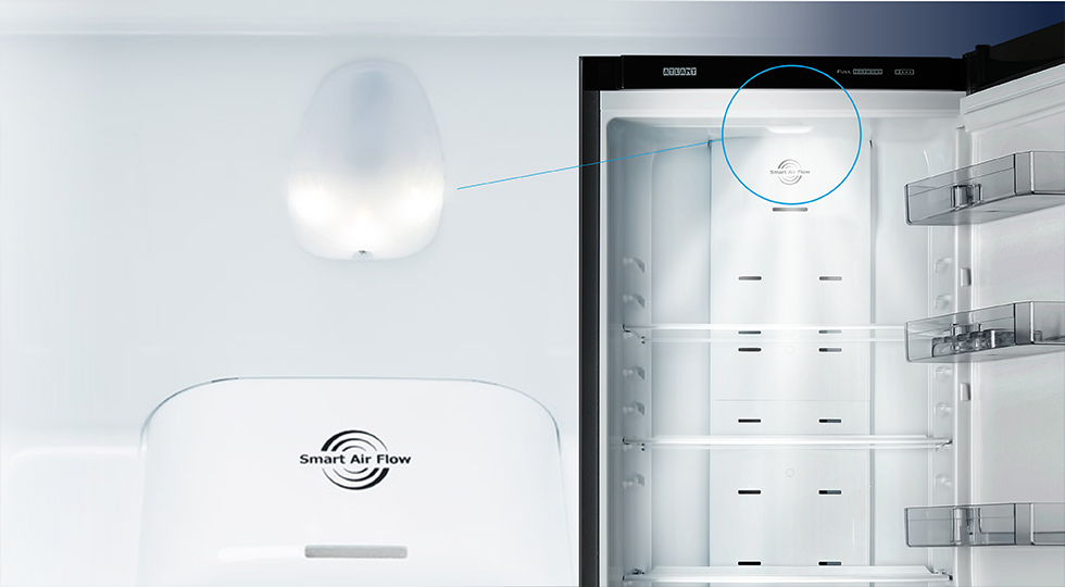 Внутреннее LED-освещение в холодильниках Аско